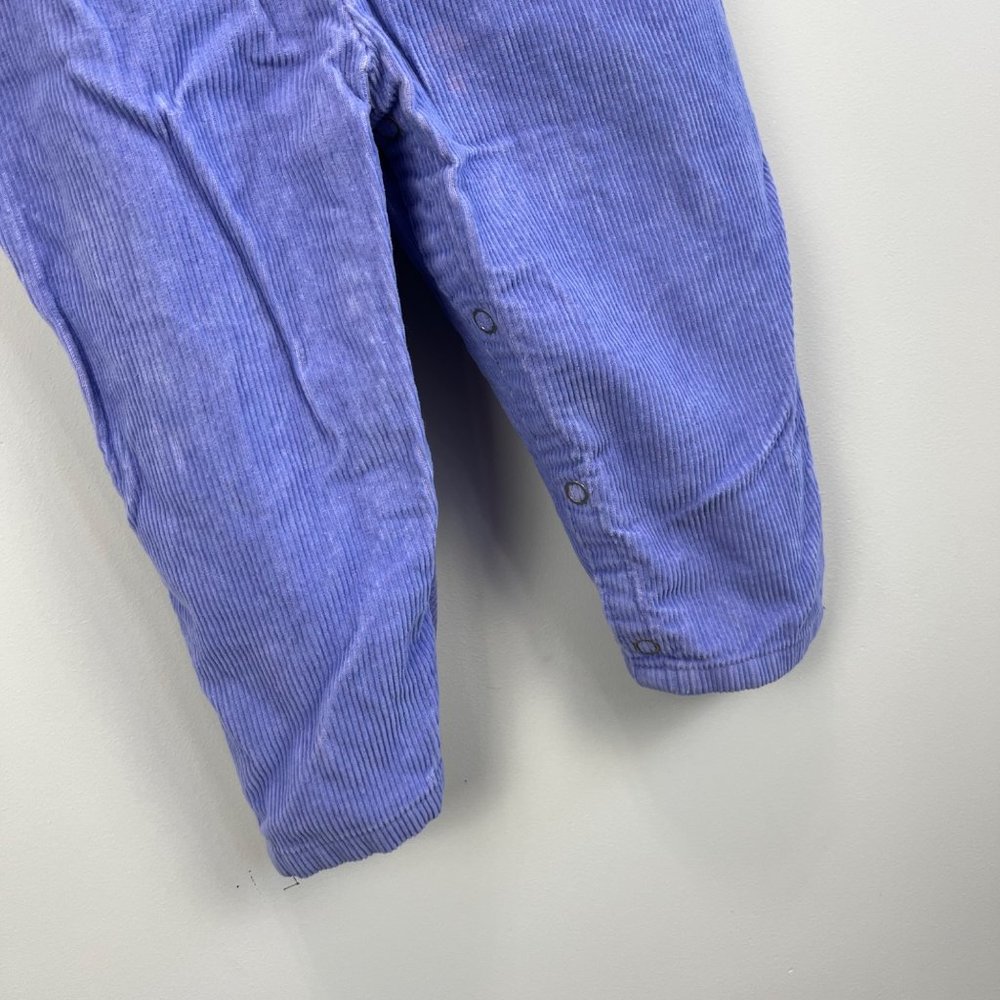 Vintage Jet Set Babies Purple Corduroy Overalls 24 Months - Picture 4 of 9